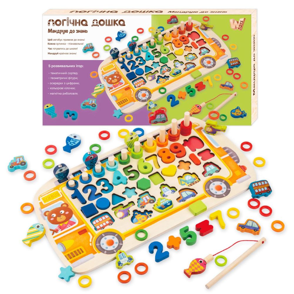 Дошка логічна 38512 (22) "WToys"