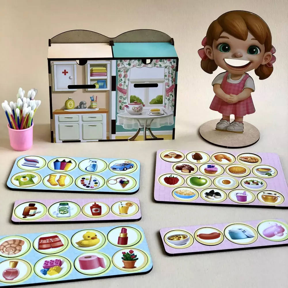 Пазл-сортер "Їстівне-їстівне"