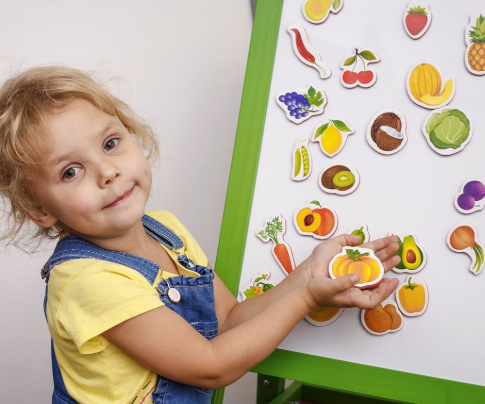 Колекція магнітів «Мій маленький світ. Фрукти, овочі»