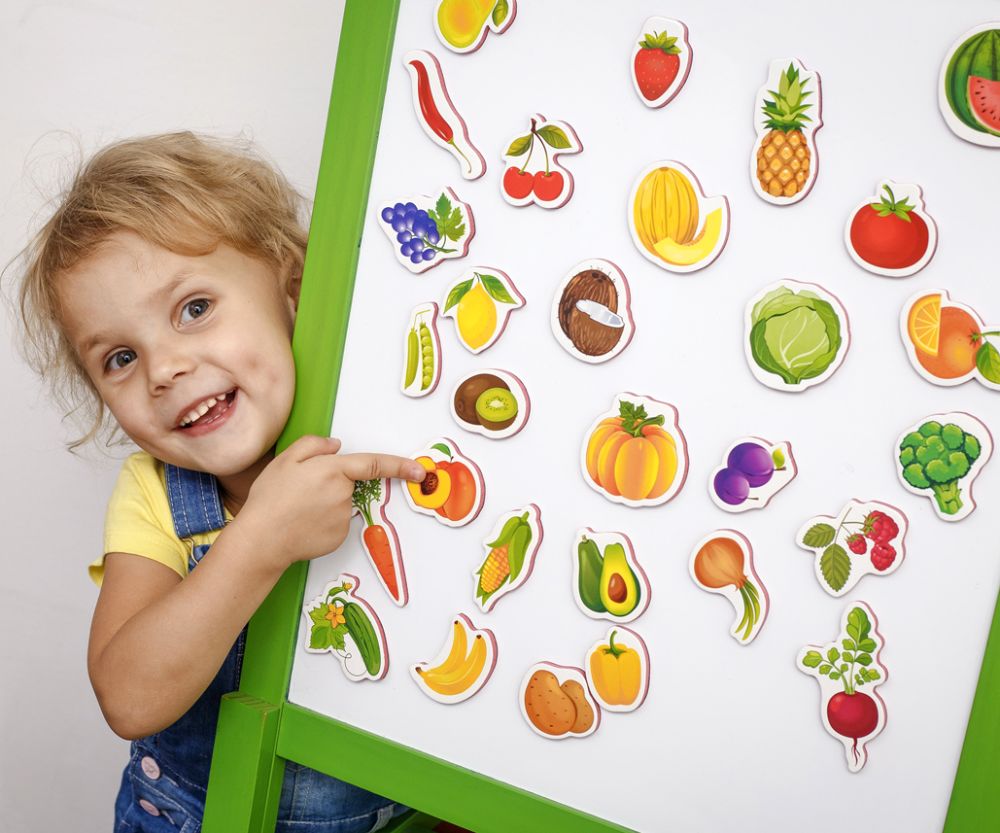 Колекція магнітів «Мій маленький світ. Фрукти, овочі»