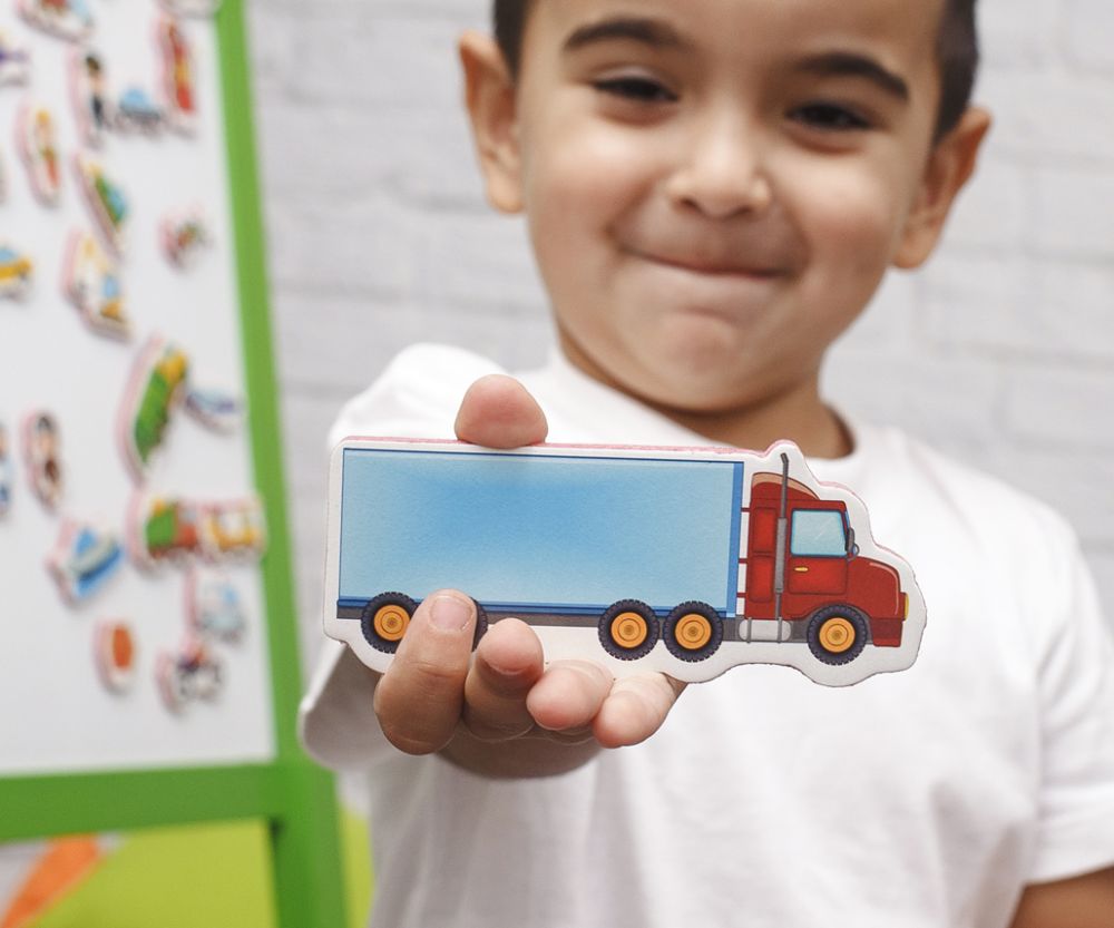 Колекція магнітів «Мій маленький світ. Транспорт»