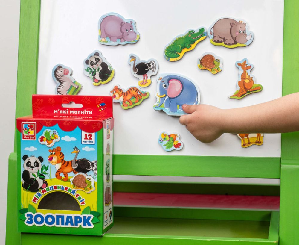Колекція магнітів «Мій маленький світ. Зоопарк»