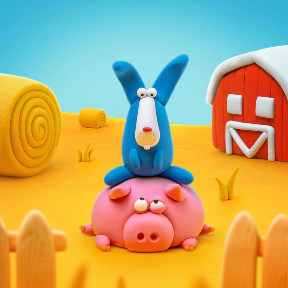 Набір пластиліну, що самостійно твердіє, ЛІПАКА – Кролик