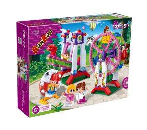 Конструктор "Модне місто" (401 елм.) Парк актракціонів /  BanBao