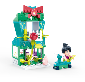 Конструктор "Центральна вулиця" (118 елм.) Квітковий магазин /  BanBao