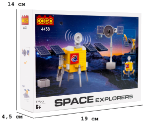 Конструктор "Космічна подорож" (119 елм.) Місячний зонд / COGO