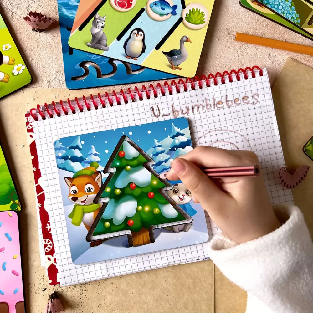 Трафарети маленькі 12 шт.