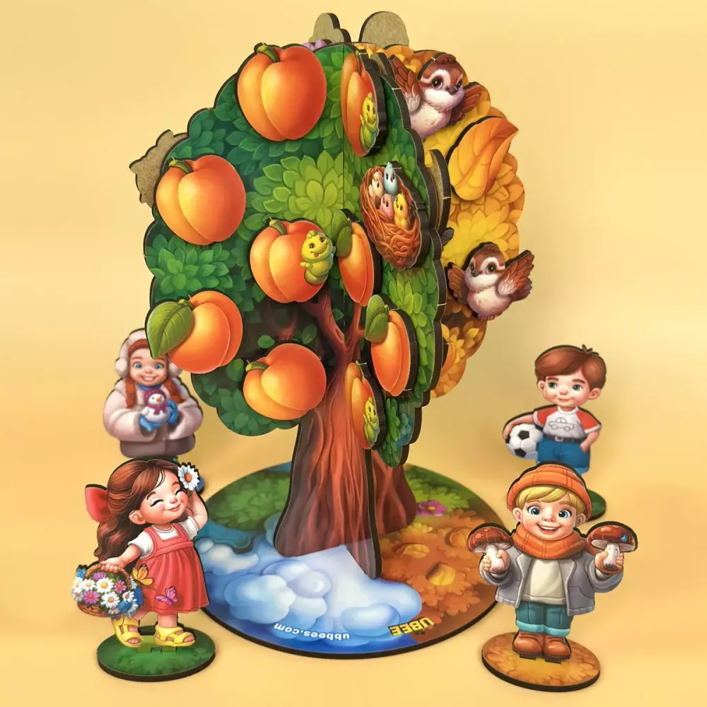 Гра на липучках Пори року абрикоса