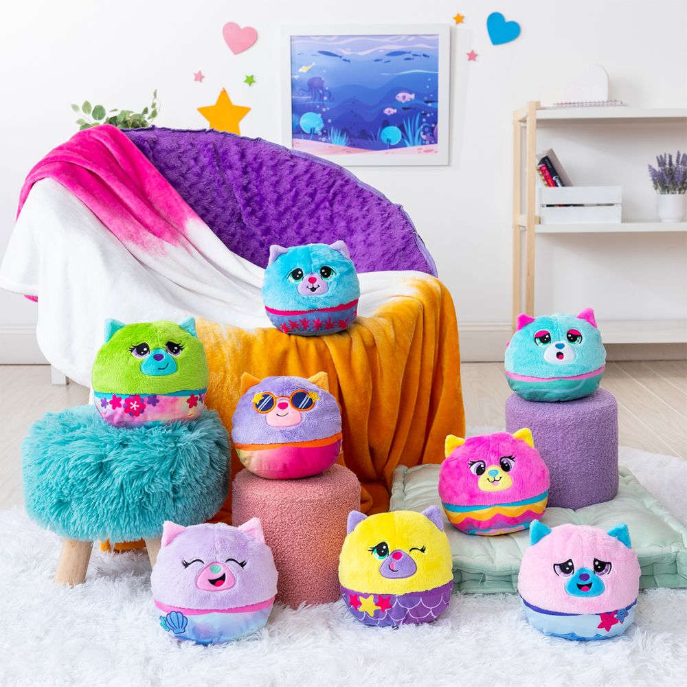 М’яка іграшка MISFITTENS W2 - КОШЕНЯ В АКВАРІУМІ (в асорт.)