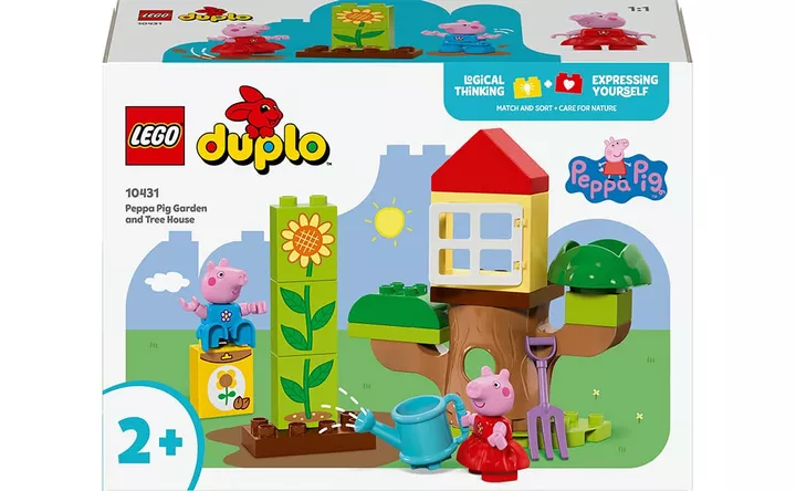 Конструктор LEGO DUPLO Сад і будиночок на дереві Пеппи
