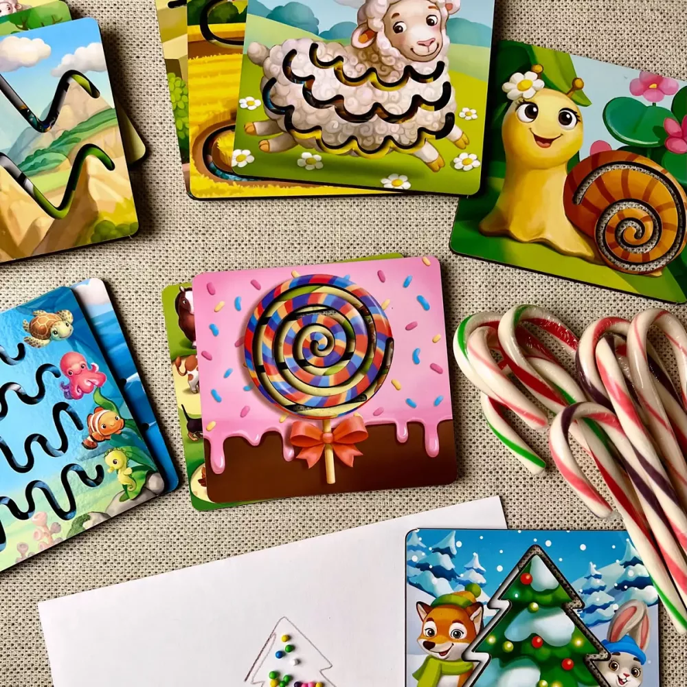 Трафарети маленькі 12 шт.