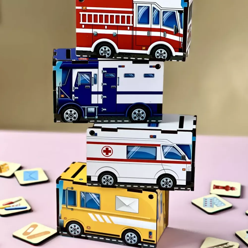 Сортер - комодик "Службовий транспорт"