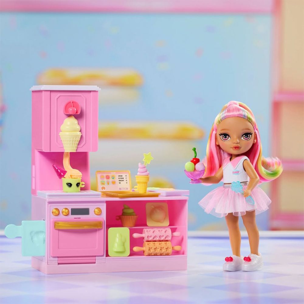 Ігровий набір з лялькою Rainbow High – Кондитерська Кенді
