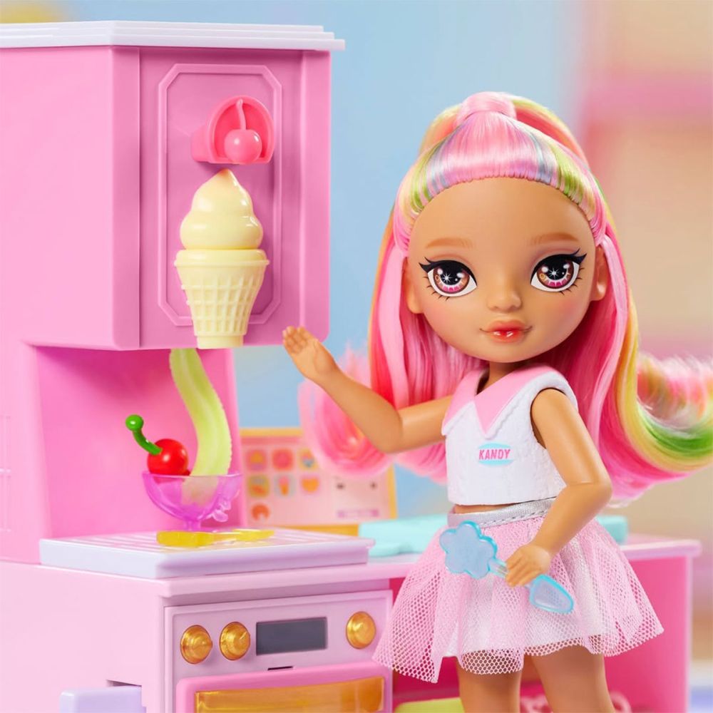 Ігровий набір з лялькою Rainbow High – Кондитерська Кенді