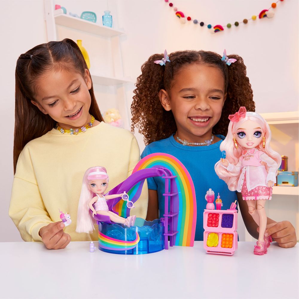 Ігровий набір з лялькою Rainbow High – Веселкове свято в басейні