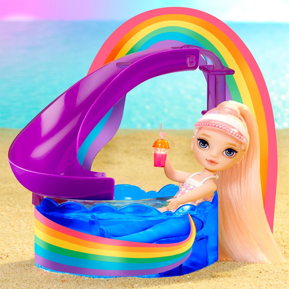 Ігровий набір з лялькою Rainbow High – Веселкове свято в басейні