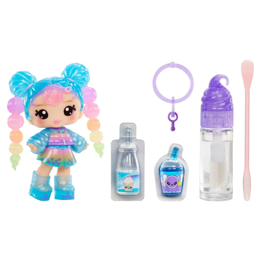 Ігровий набір з лялькою та блиском для губ Yummiland S2 – Брітні Боба, Нія Кенді Флафф, С'юзі Сауер Строу, Кориця Амбер, Містері Чейз, Габі Гаммібеар, Місті Кейкс, Астрід Старс, Ніна Хартпоп