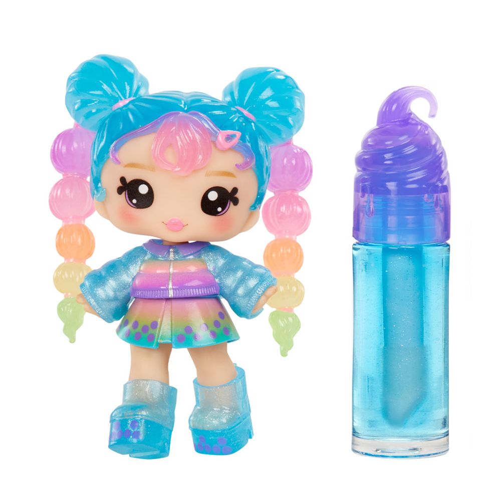 Ігровий набір з лялькою та блиском для губ Yummiland S2 – Брітні Боба, Нія Кенді Флафф, С'юзі Сауер Строу, Кориця Амбер, Містері Чейз, Габі Гаммібеар, Місті Кейкс, Астрід Старс, Ніна Хартпоп