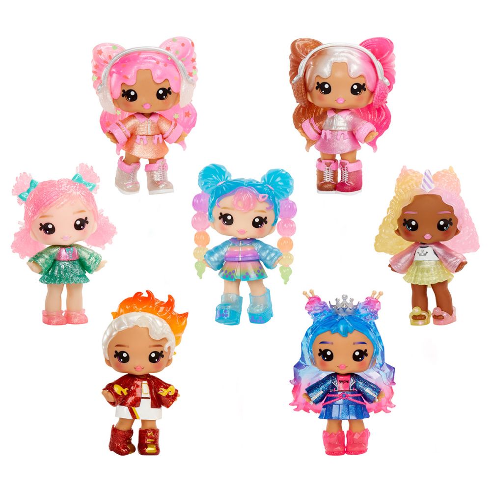 Ігровий набір з лялькою та блиском для губ Yummiland S2 – Брітні Боба, Нія Кенді Флафф, С'юзі Сауер Строу, Кориця Амбер, Містері Чейз, Габі Гаммібеар, Місті Кейкс, Астрід Старс, Ніна Хартпоп