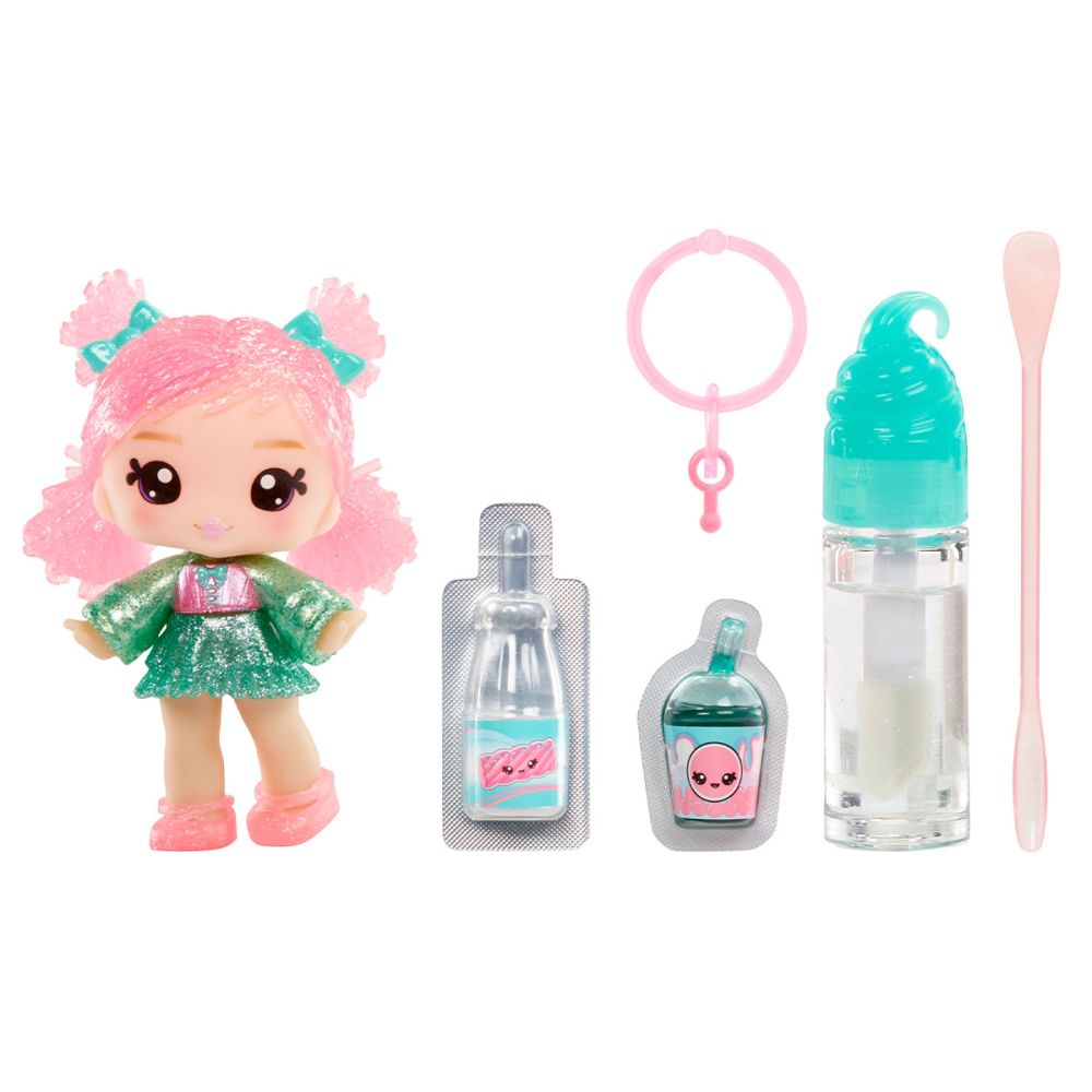 Ігровий набір з лялькою та блиском для губ Yummiland S2 – Брітні Боба, Нія Кенді Флафф, С'юзі Сауер Строу, Кориця Амбер, Містері Чейз, Габі Гаммібеар, Місті Кейкс, Астрід Старс, Ніна Хартпоп