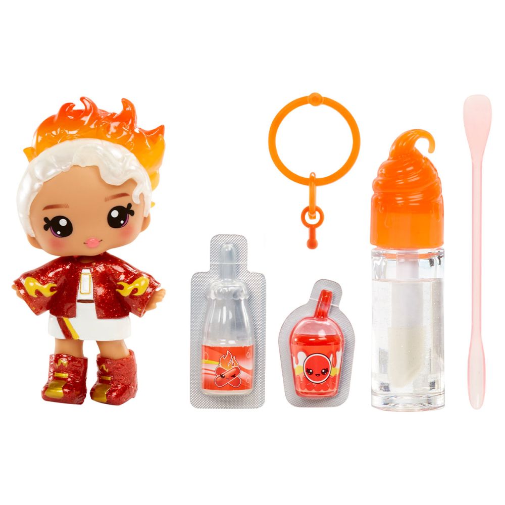 Ігровий набір з лялькою та блиском для губ Yummiland S2 – Брітні Боба, Нія Кенді Флафф, С'юзі Сауер Строу, Кориця Амбер, Містері Чейз, Габі Гаммібеар, Місті Кейкс, Астрід Старс, Ніна Хартпоп