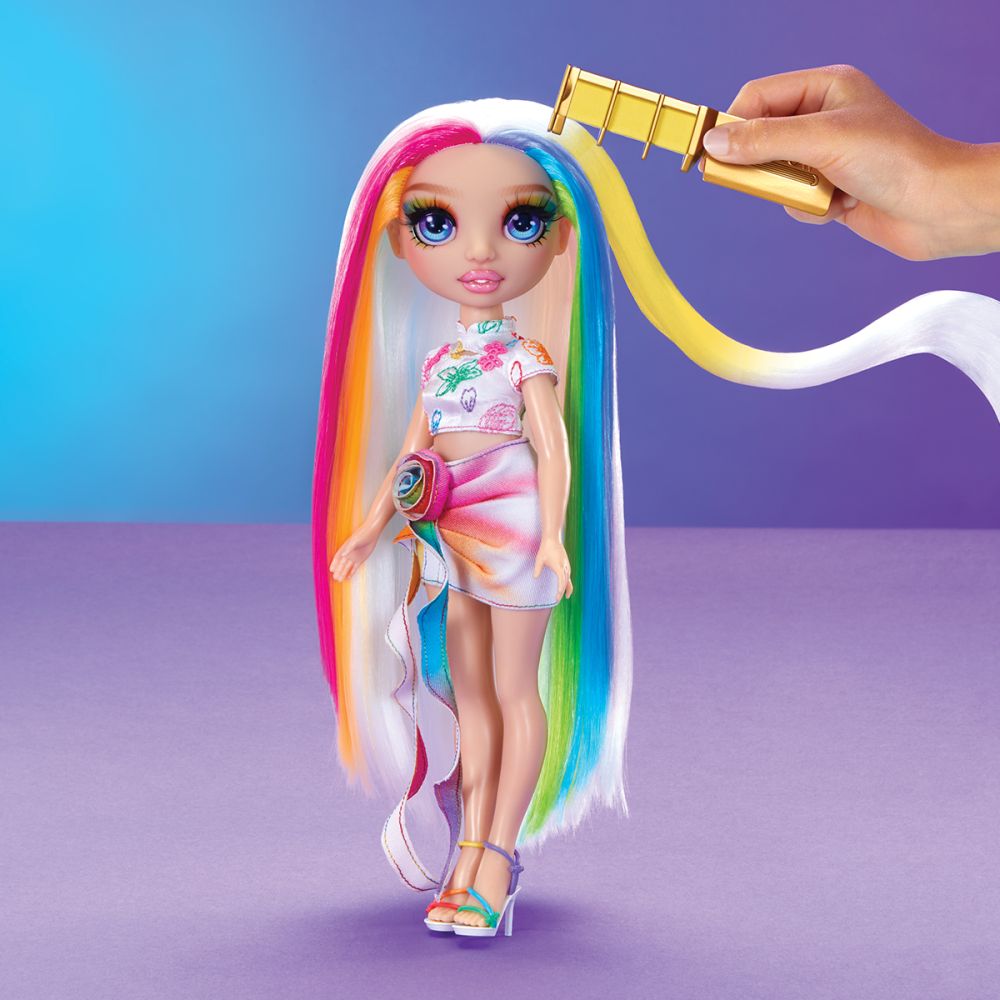 Ігровий набір з лялькою Rainbow High серії Крейда для волосся та стиль – Амая