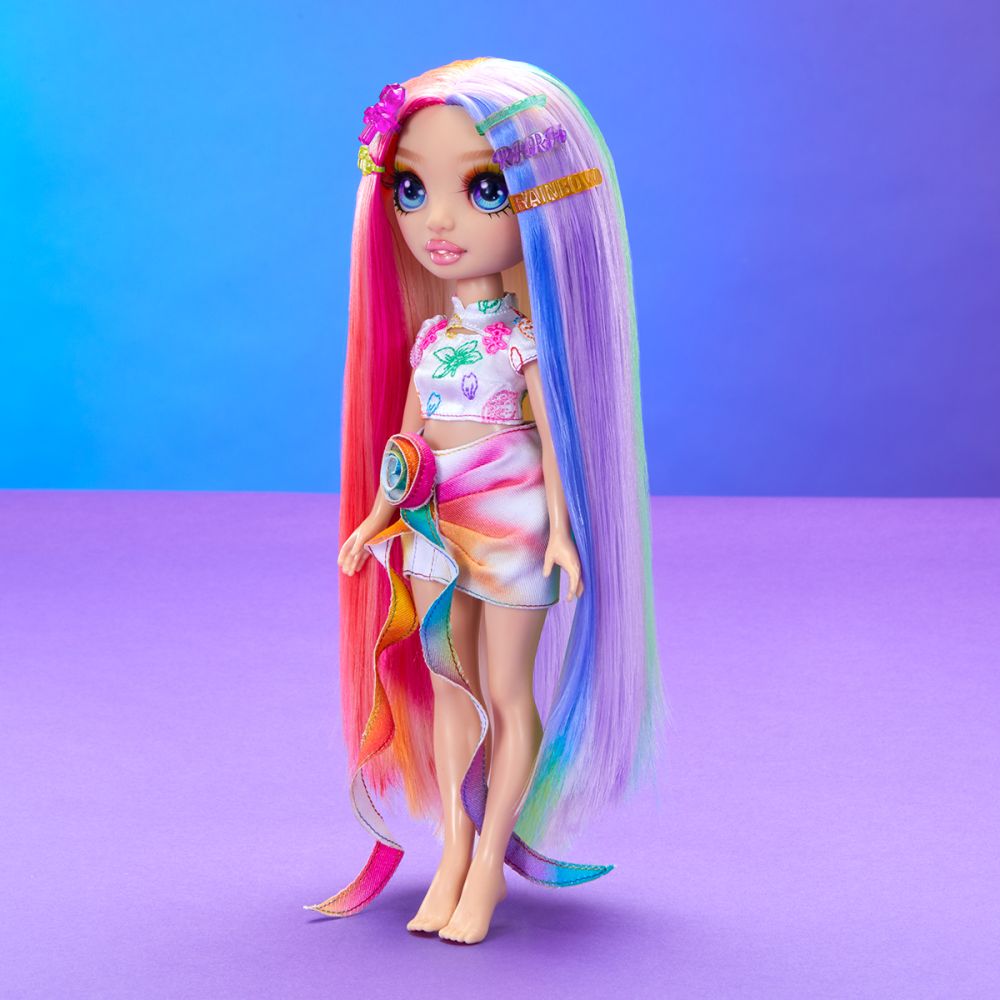 Ігровий набір з лялькою Rainbow High серії Крейда для волосся та стиль – Амая