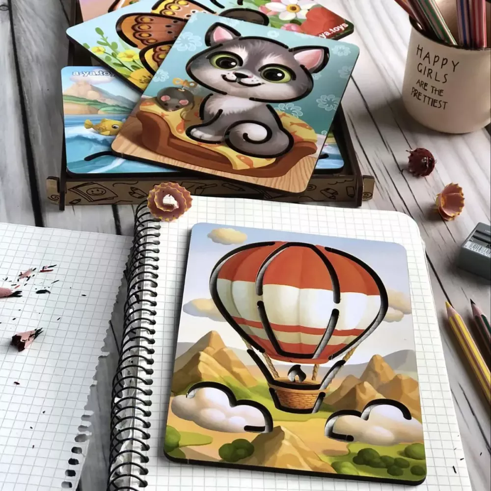 Трафарети великі 6 шт.