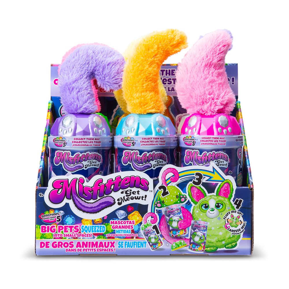 М’яка іграшка Misfittens серії «Gemstones» W1 Звірятко в банці