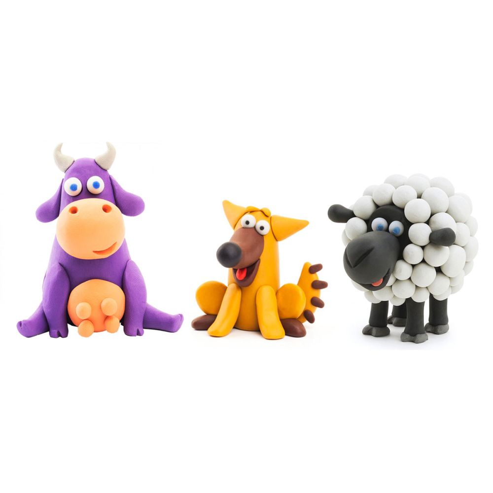 Набір пластиліну, що самостійно твердіє, ЛІПАКА – Корівка