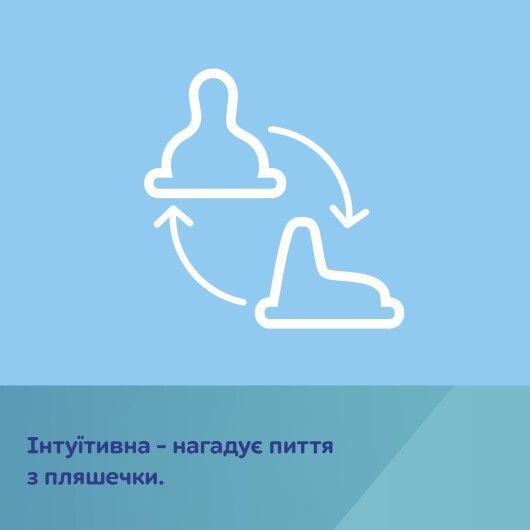 Canpol babies Кружка тренувальна з силіконовим носиком FirstCup 150 мл BONJOUR PARIS - блакитна