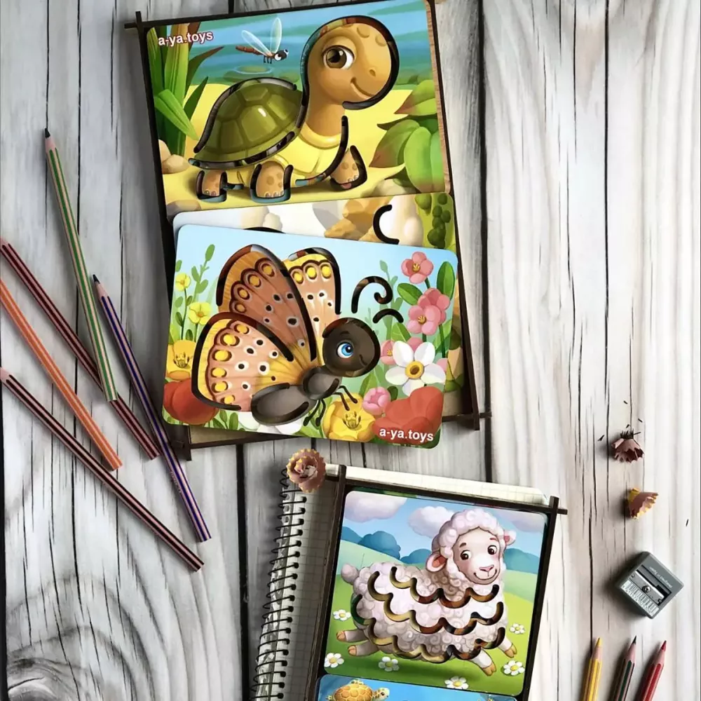 Трафарети великі 6 шт.