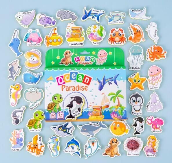 Магніти M 50543 (68) 42 елементи, “Морські жителі”