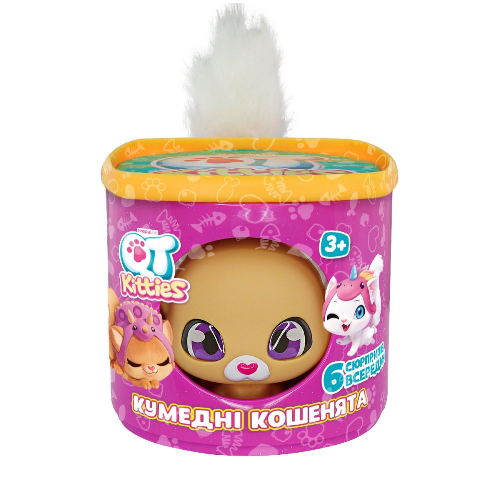 Ігровий набір QT Kitties – Кошеня Оллі, Кенді, Діна.