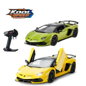 Машинка на радіокеруванні "Lamborghini" на бат. оливкова/жов. 1:14 (44,5x21,5x18,5 см)/Kool Speed