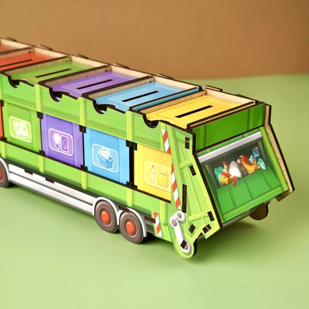 Комодик "Сортування сміття: сміттєвоз"