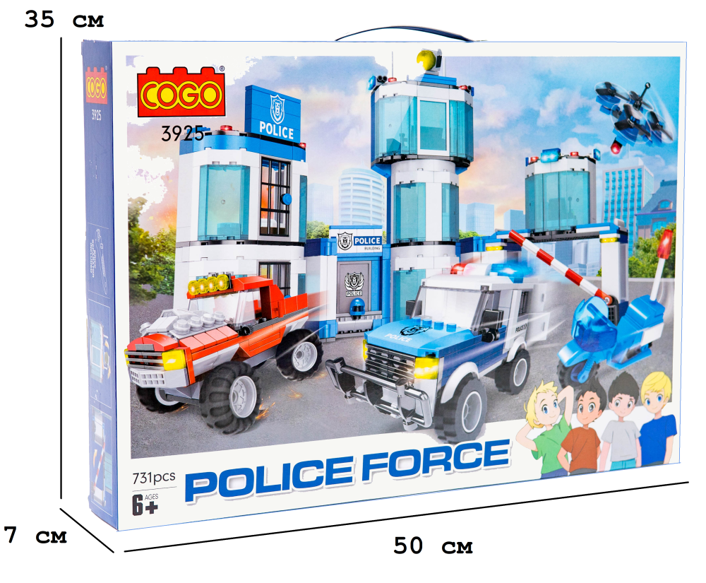 Конструктор "Поліція" (731 елм.) Поліцейське затримання / COGO