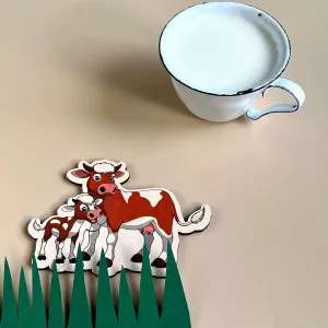 Пазл у скриньці "Мама і малюк" кольоровий