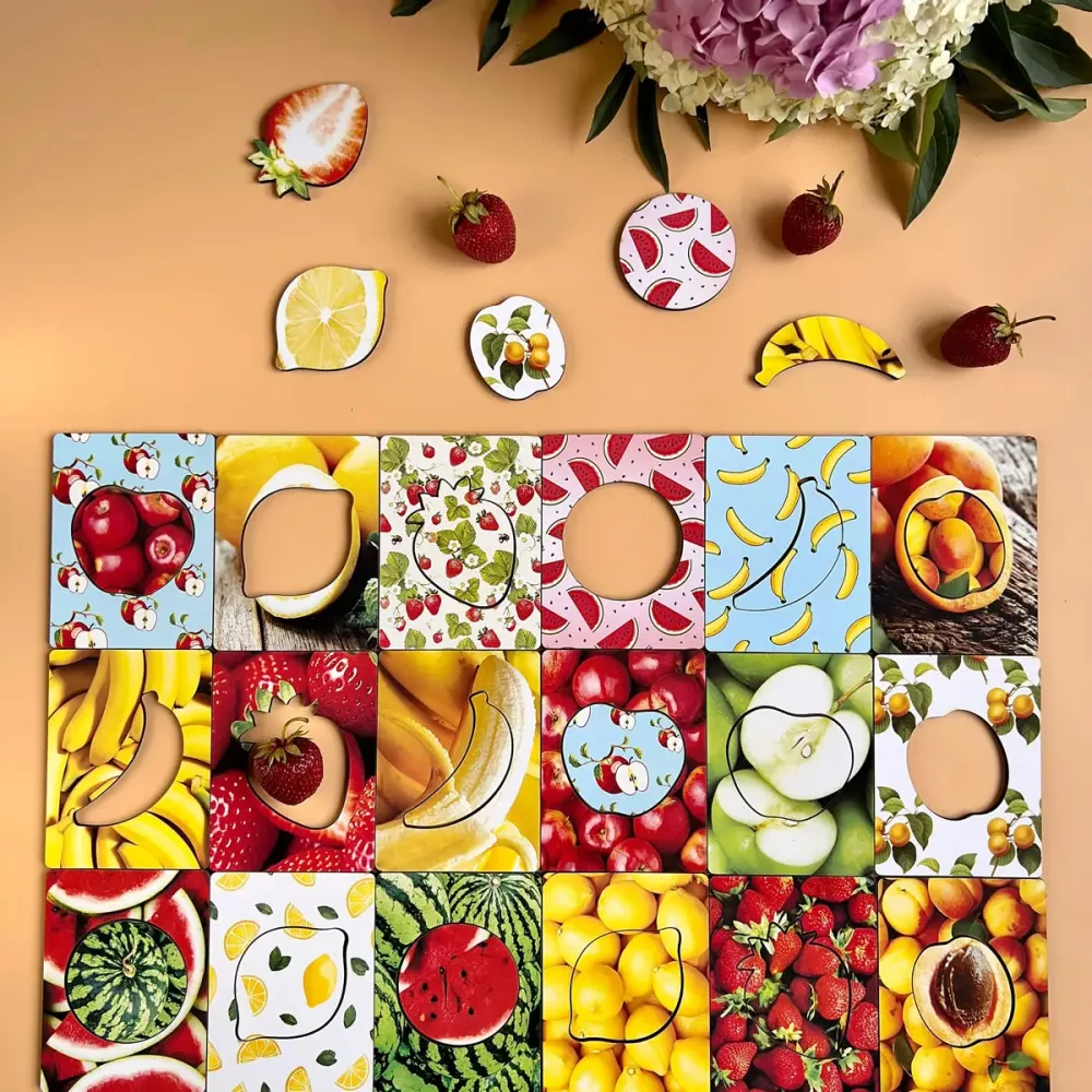 Дошки Сегена: фрукти