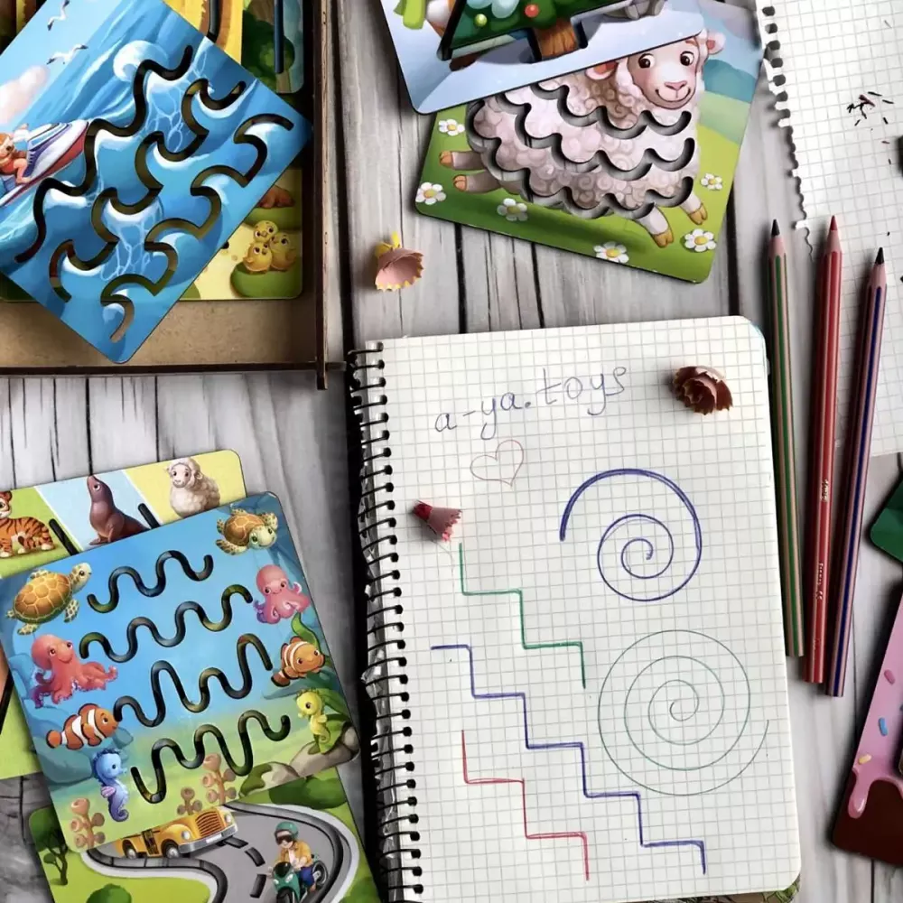 Трафарети маленькі 12 шт.