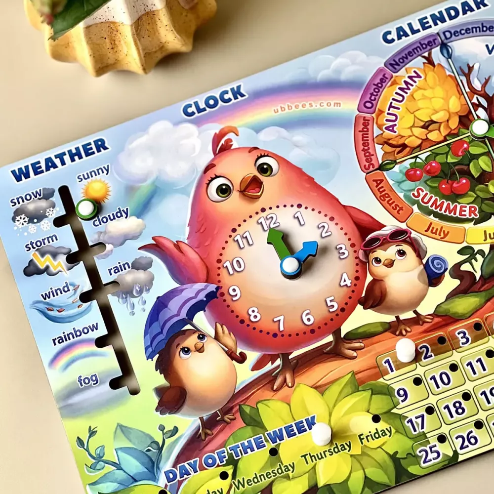 Календар "Пташки" Англійською мовою