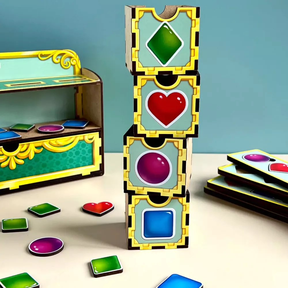 Чарівний комодик "Фігури"