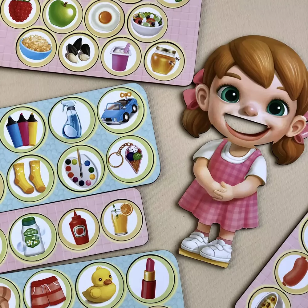 Пазл-сортер "Їстівне-їстівне"