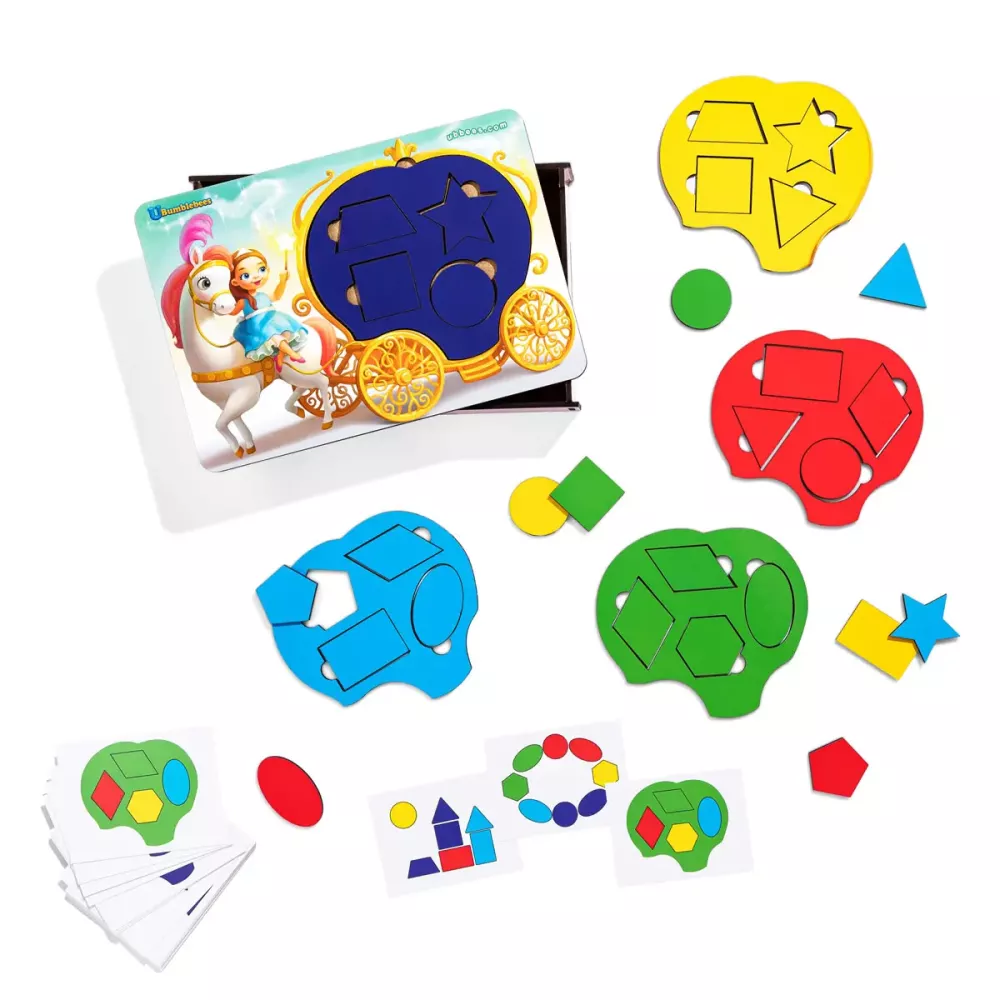 Сортер-пазл + танграм "Фея та карета