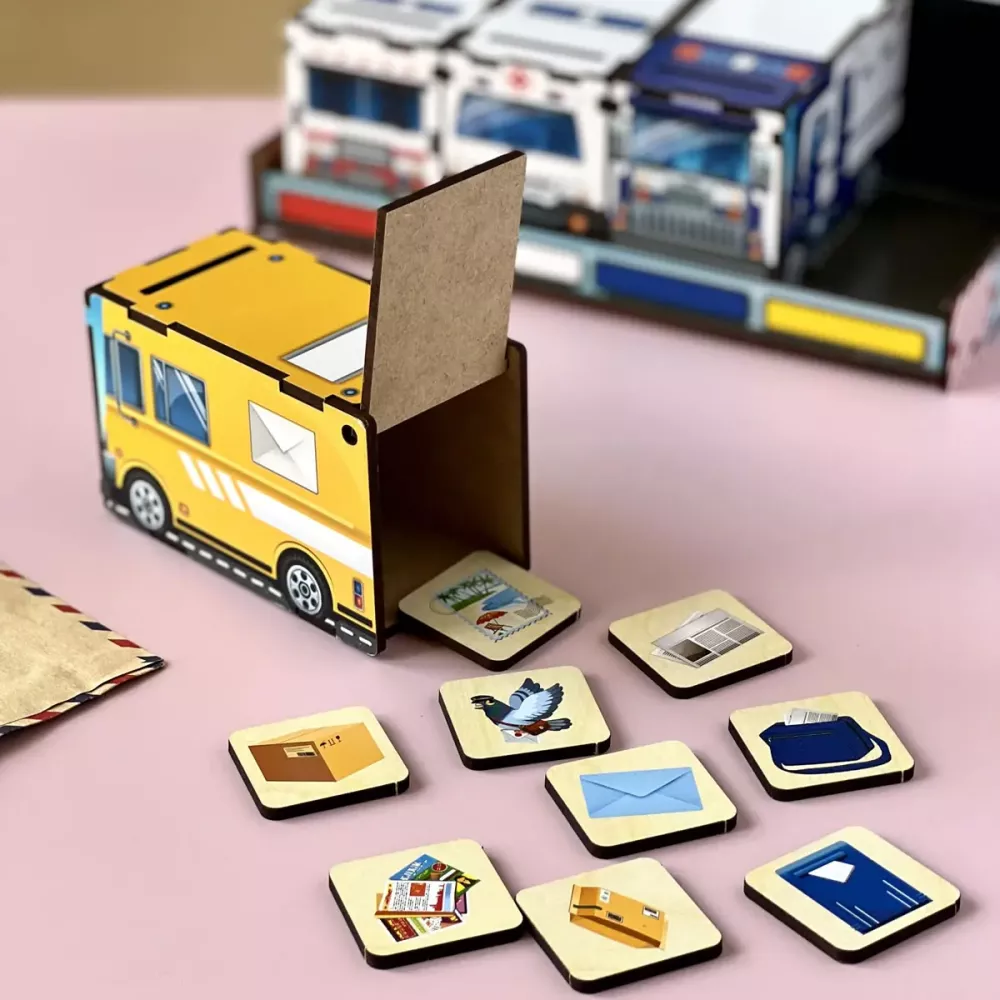 Сортер - комодик "Службовий транспорт"