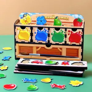 Сортер-комодик "Кольори"