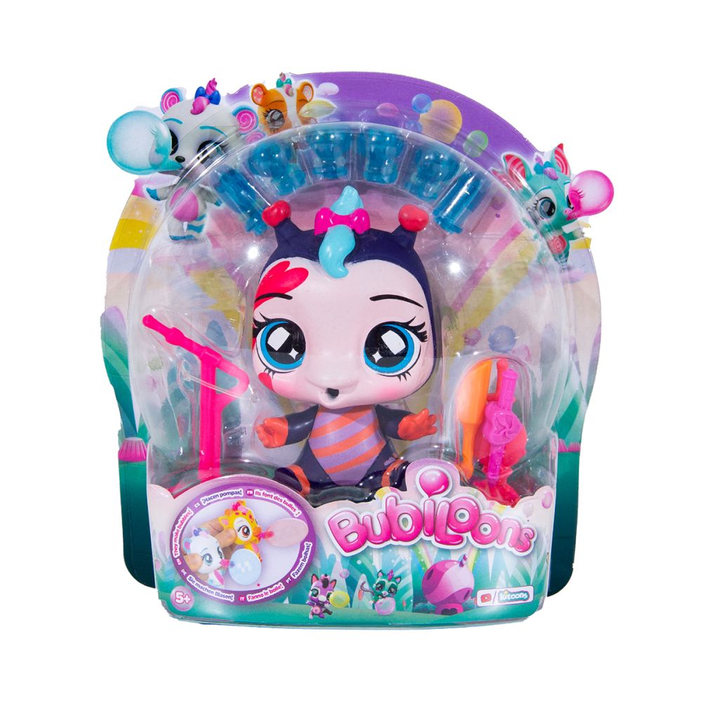 Ігровий набір Bubiloons W2 – Сонечко Ніко, Овечка Пінкі, Коник Лейсі, Слоненя Піппа, Песик Кукі, Жирафа Реджі.