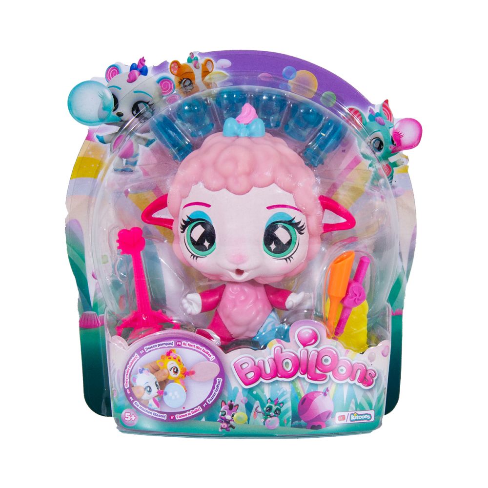 Ігровий набір Bubiloons W2 – Сонечко Ніко, Овечка Пінкі, Коник Лейсі, Слоненя Піппа, Песик Кукі, Жирафа Реджі.