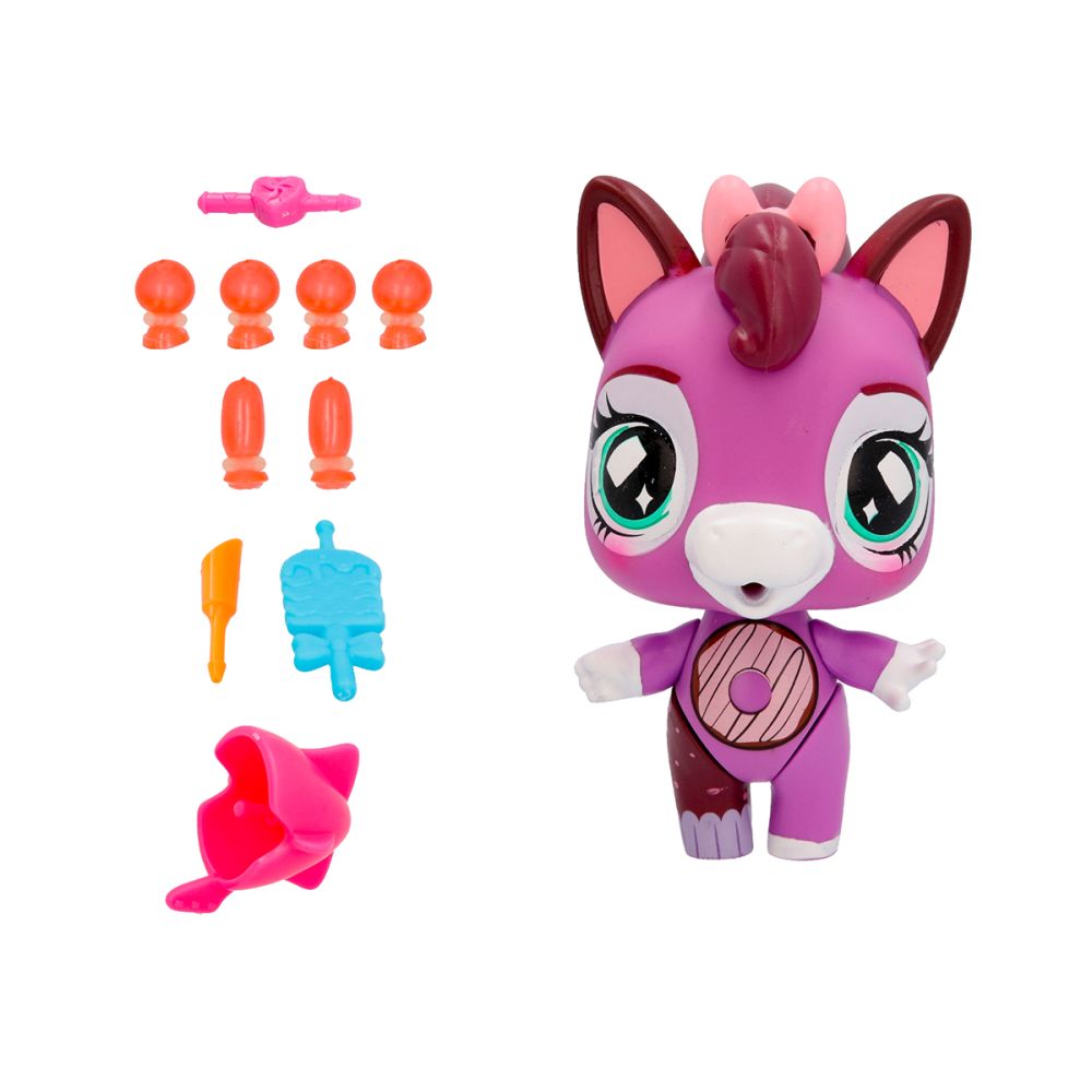 Ігровий набір Bubiloons W2 – Сонечко Ніко, Овечка Пінкі, Коник Лейсі, Слоненя Піппа, Песик Кукі, Жирафа Реджі.