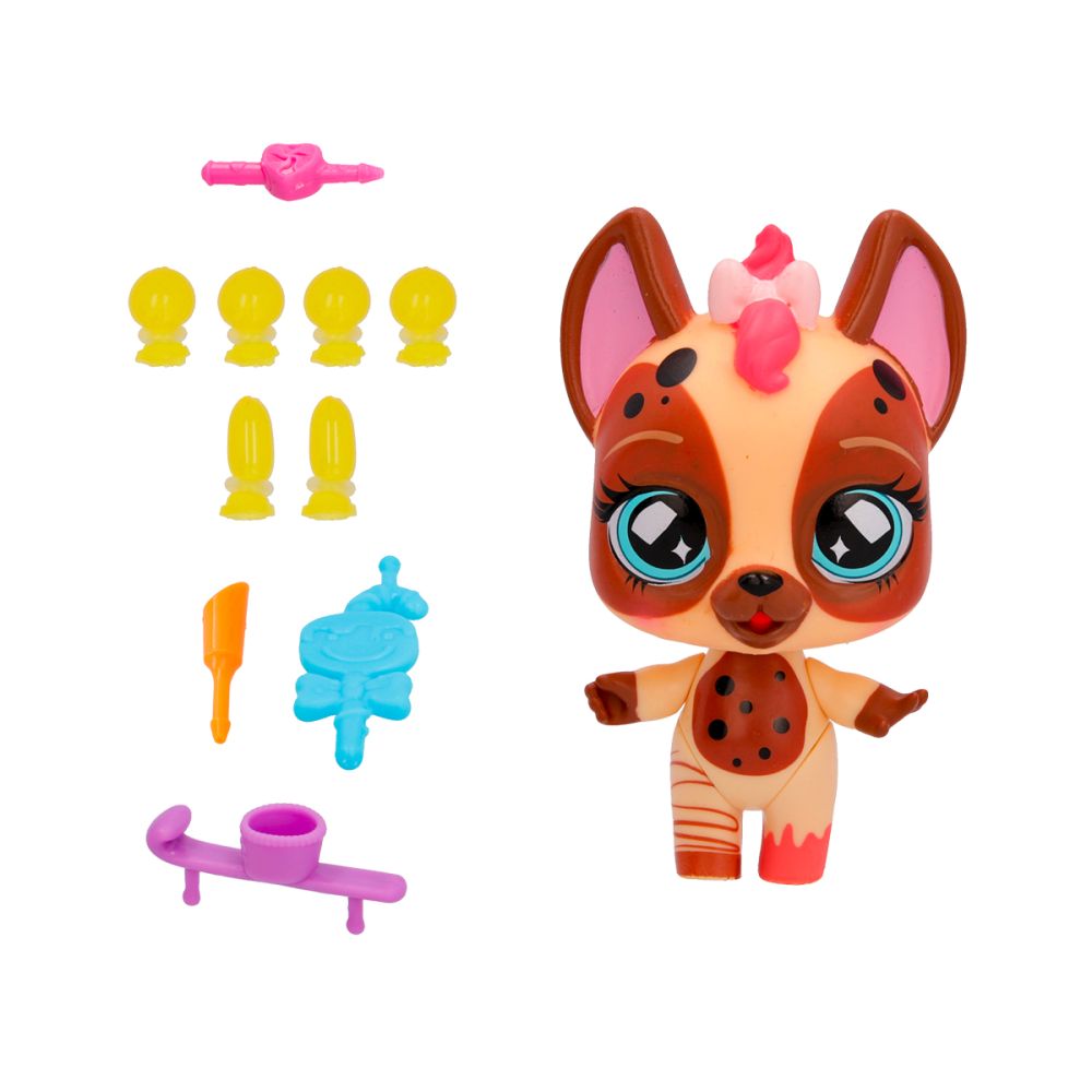 Ігровий набір Bubiloons W2 – Сонечко Ніко, Овечка Пінкі, Коник Лейсі, Слоненя Піппа, Песик Кукі, Жирафа Реджі.